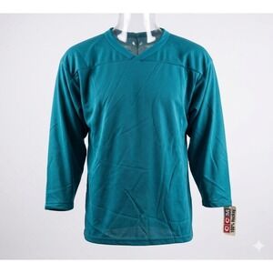 CCM Air Knit Teal Color Unisex Hockey Jersey. NWT. Dead Stock. Size M